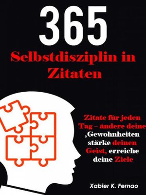cover image of Selbstdisziplin in 365 Zitaten